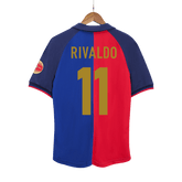 Barcelona RIVALDO #11 Home Soccer Jersey Retro 1999/00 - 100th Anniversary